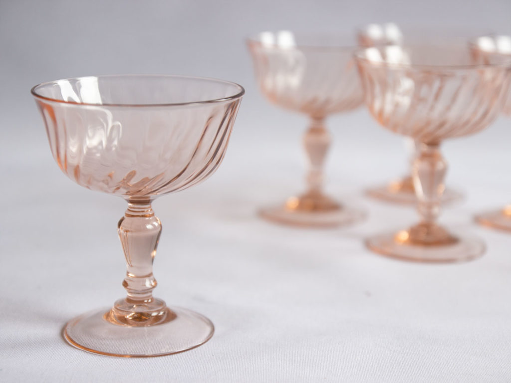 Lot de 6 coupes à champagne