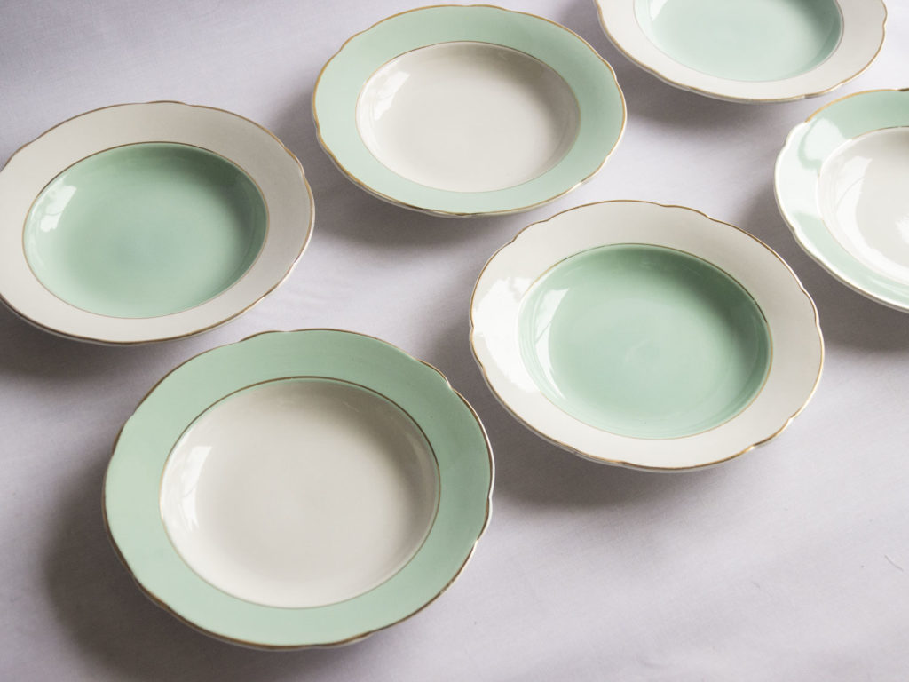 Lot 6 assiettes dépareillées