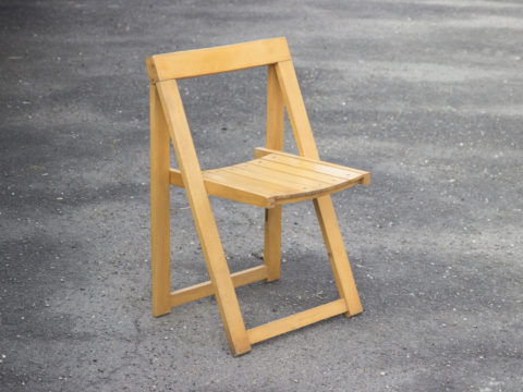 Paire de chaises pliantes d'Aldo Jacober
