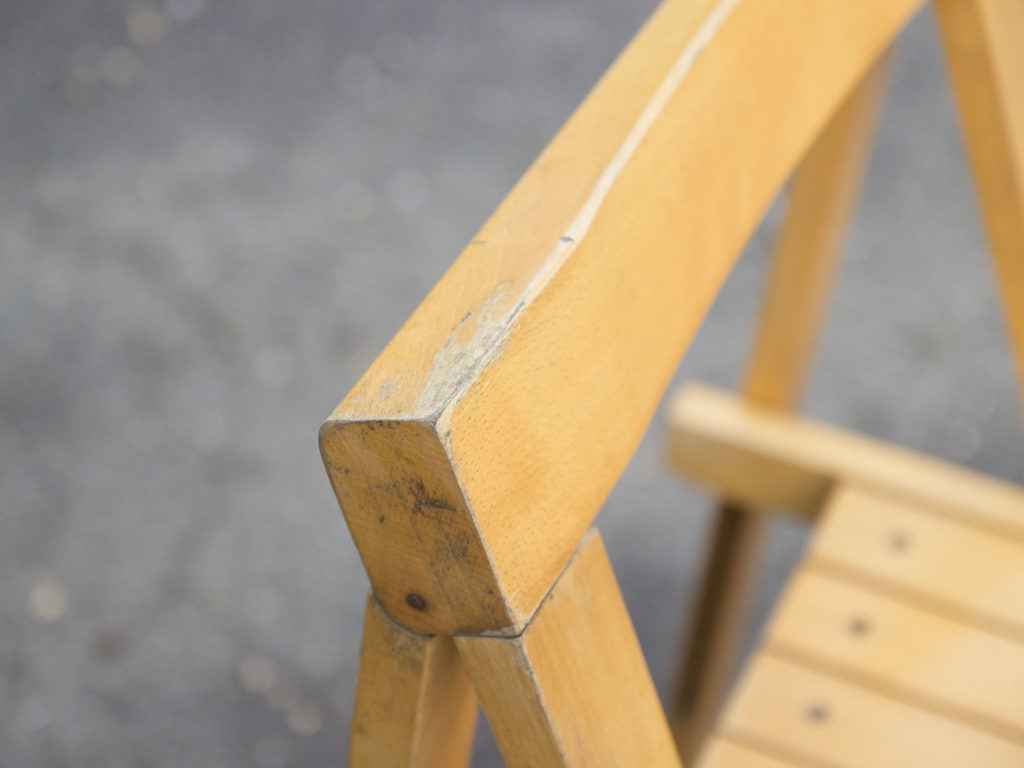 Paire de chaises pliantes d'Aldo Jacober