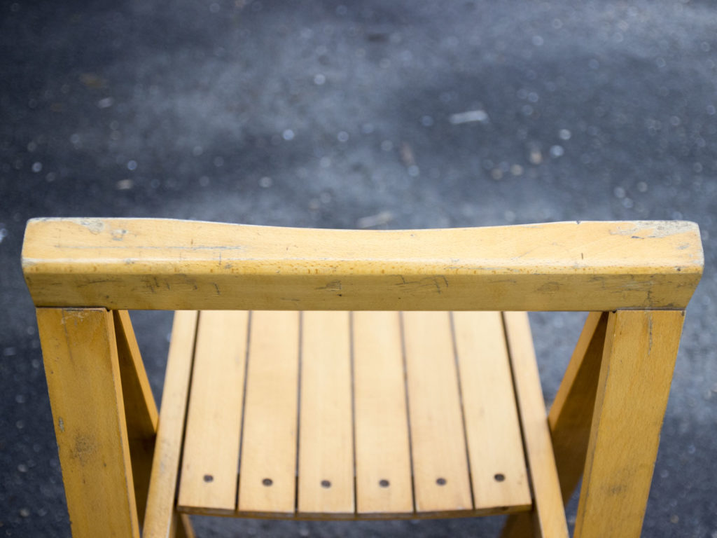 Paire de chaises pliantes d'Aldo Jacober