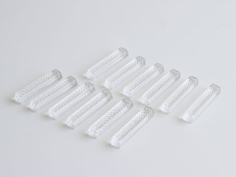 Lot de 12 porte-couteaux en cristal