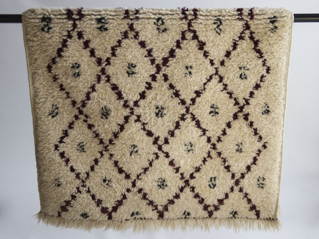 Tapis berbère tissé main