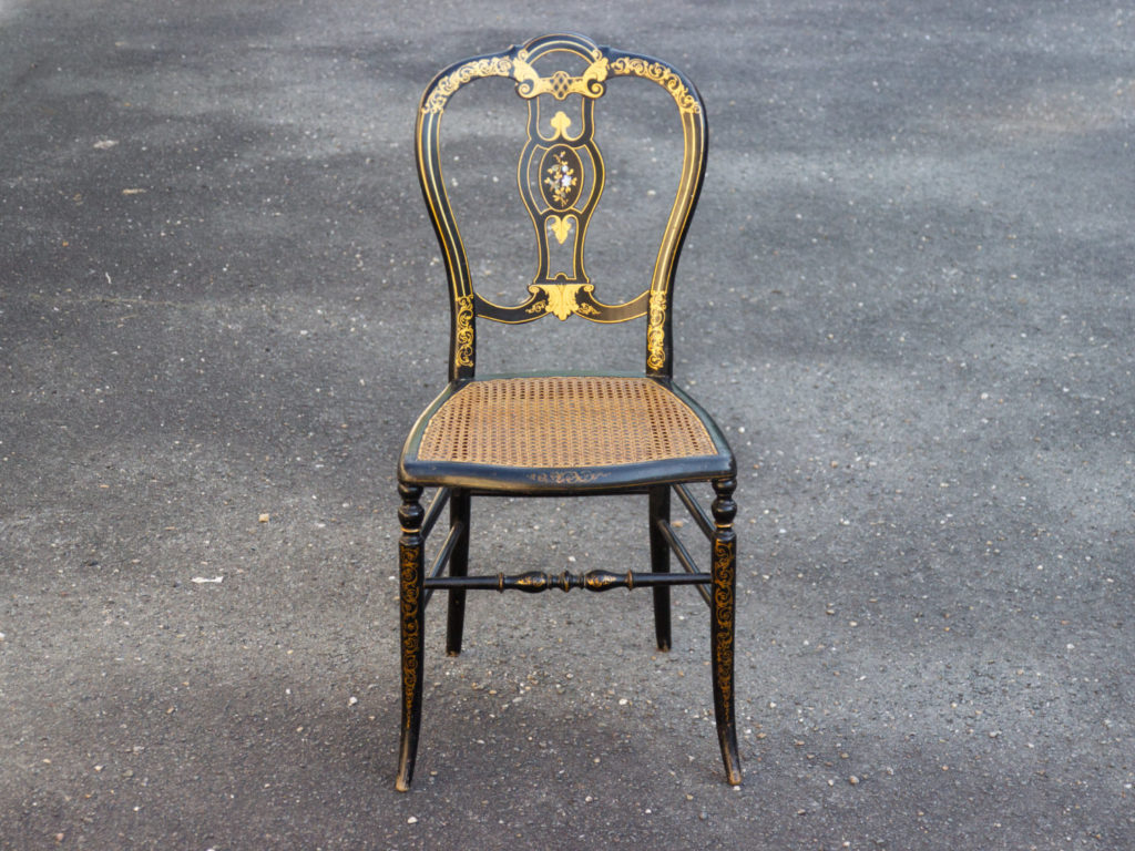 Chaise cannée Napoléon III
