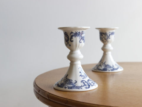 Paire de bougeoirs Villeroy & Boch