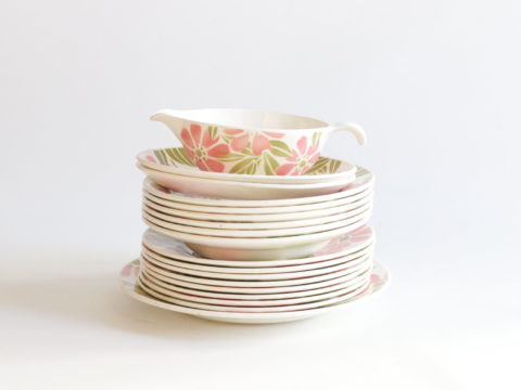 Raviers et saucière Digoin Sarreguemines modèle Edwina -RESERVE-