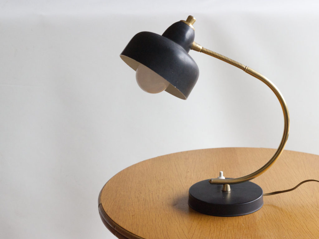 Lampe cocotte noire