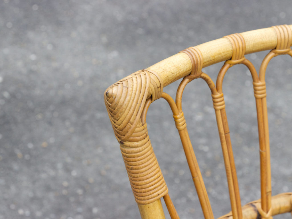 Chaise en rotin