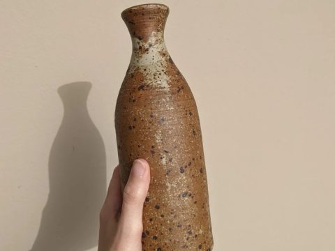 -RESERVEE- Bouteille en grès