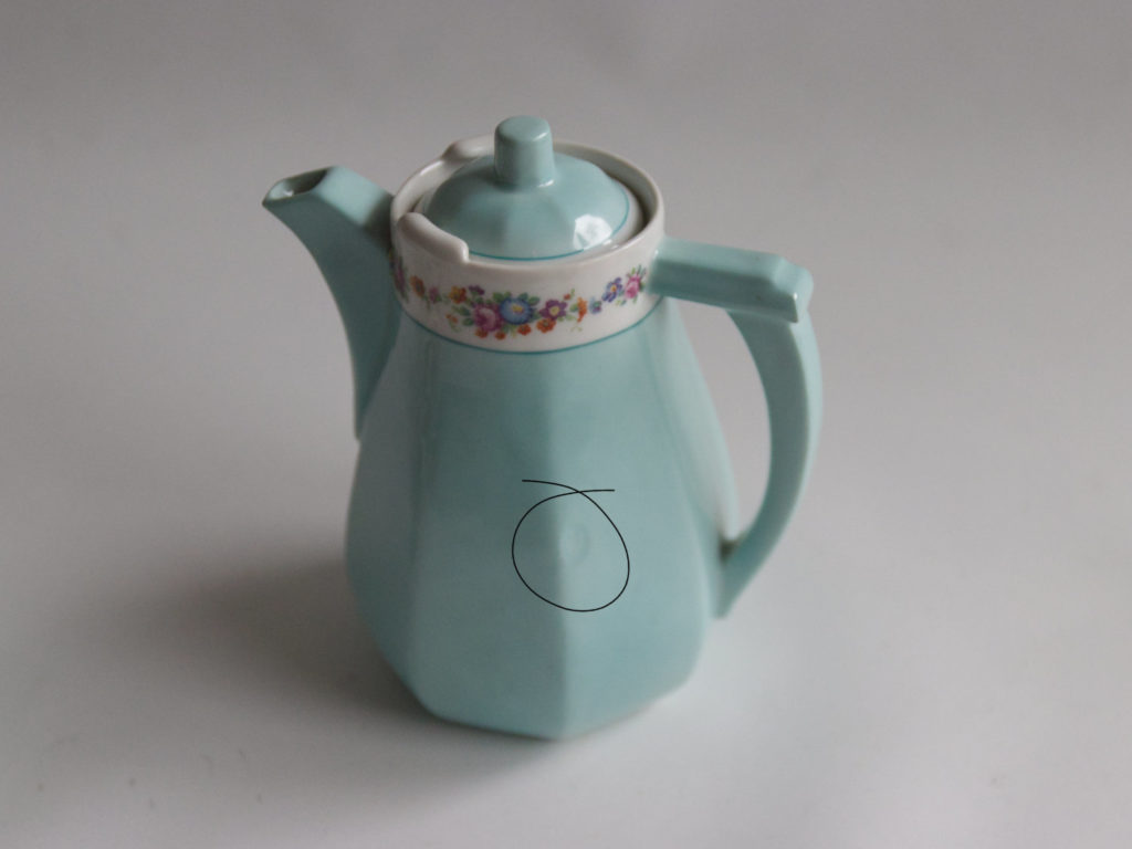 Duo de tasses et leur théière