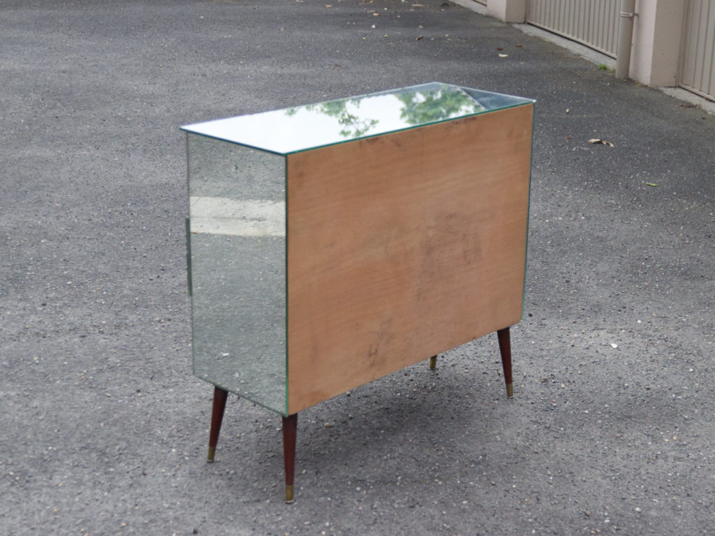 Commode miroir customisée