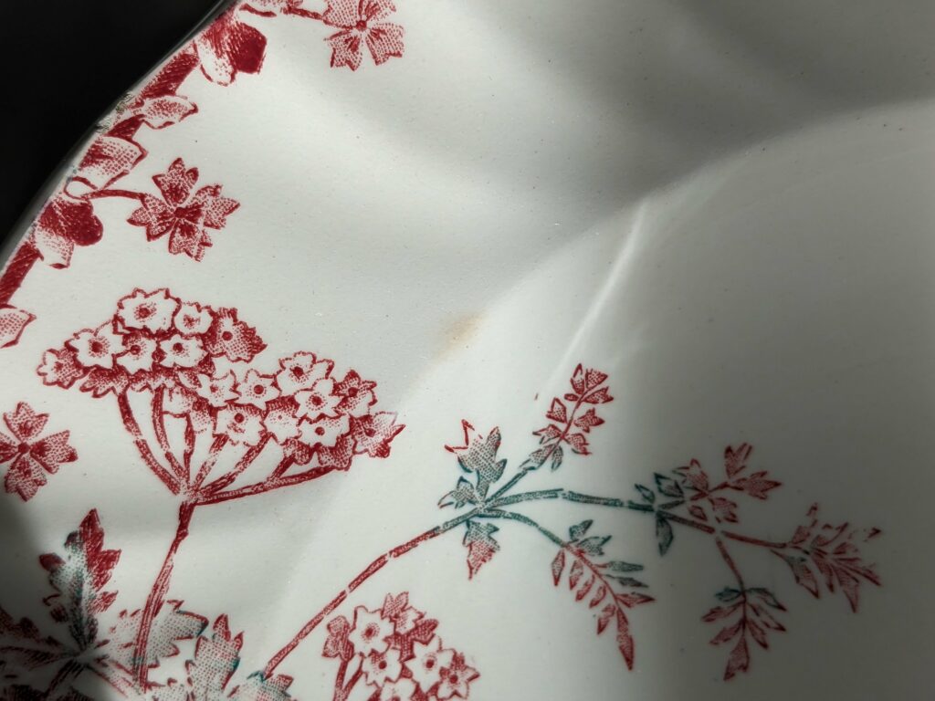 Lot de 3 assiettes Longwy modèle Eté