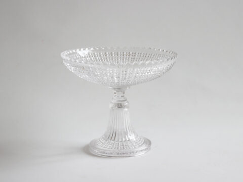 Coupe sur pied en verre