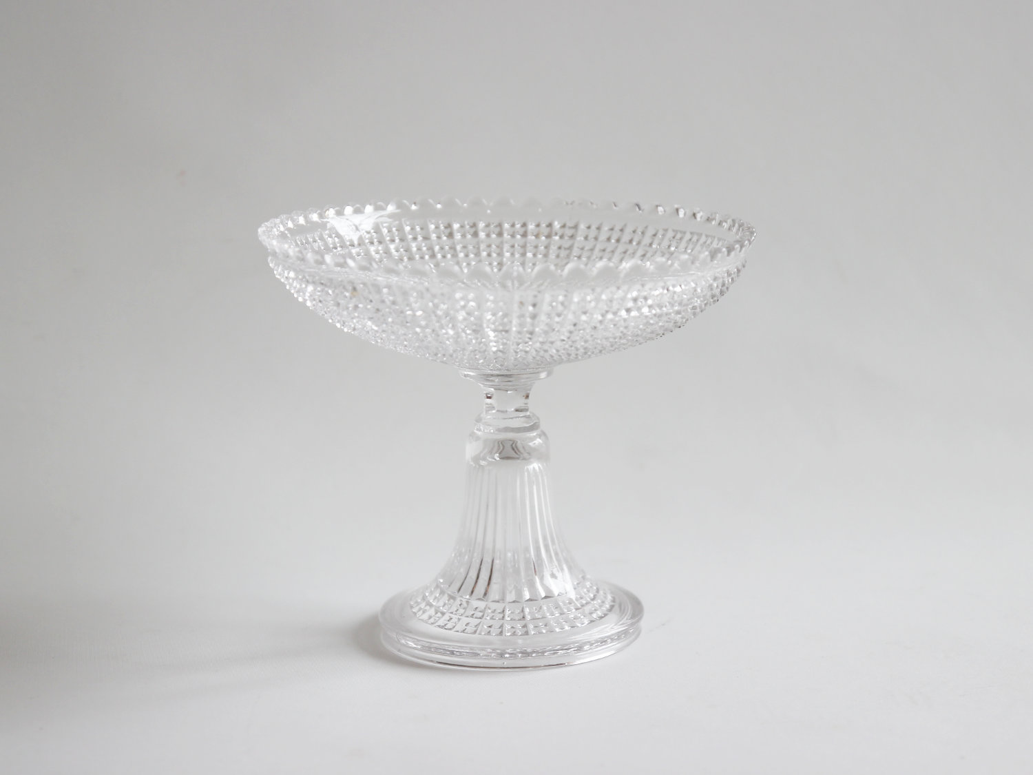 Coupe sur pied en verre