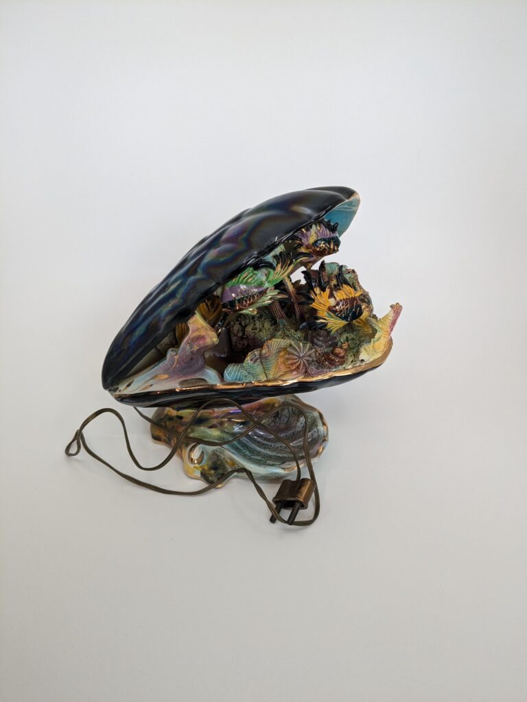 Lampe à poser moule