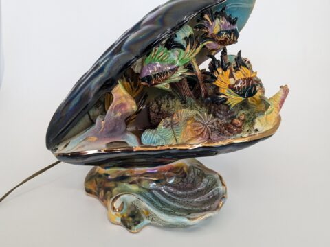 Lampe à poser moule
