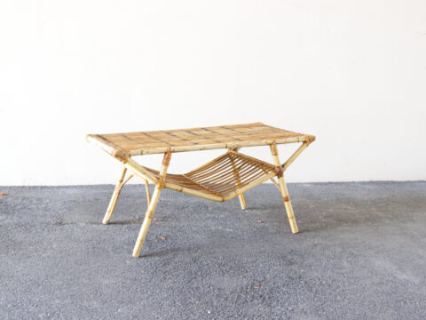 Table basse en rotin