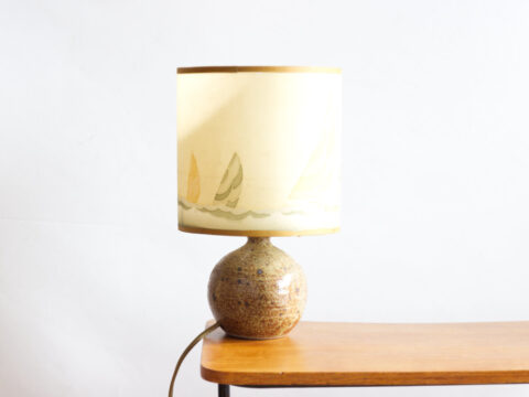 Lampe en grès signée Baudat