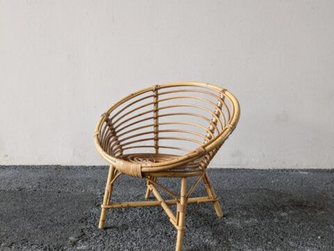 Fauteuil enfant en rotin