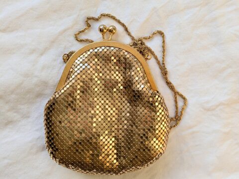 Sac de soirée doré