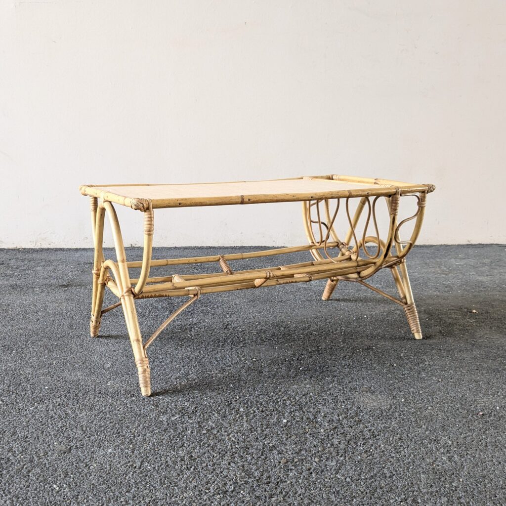 Table basse en rotin – Image 3