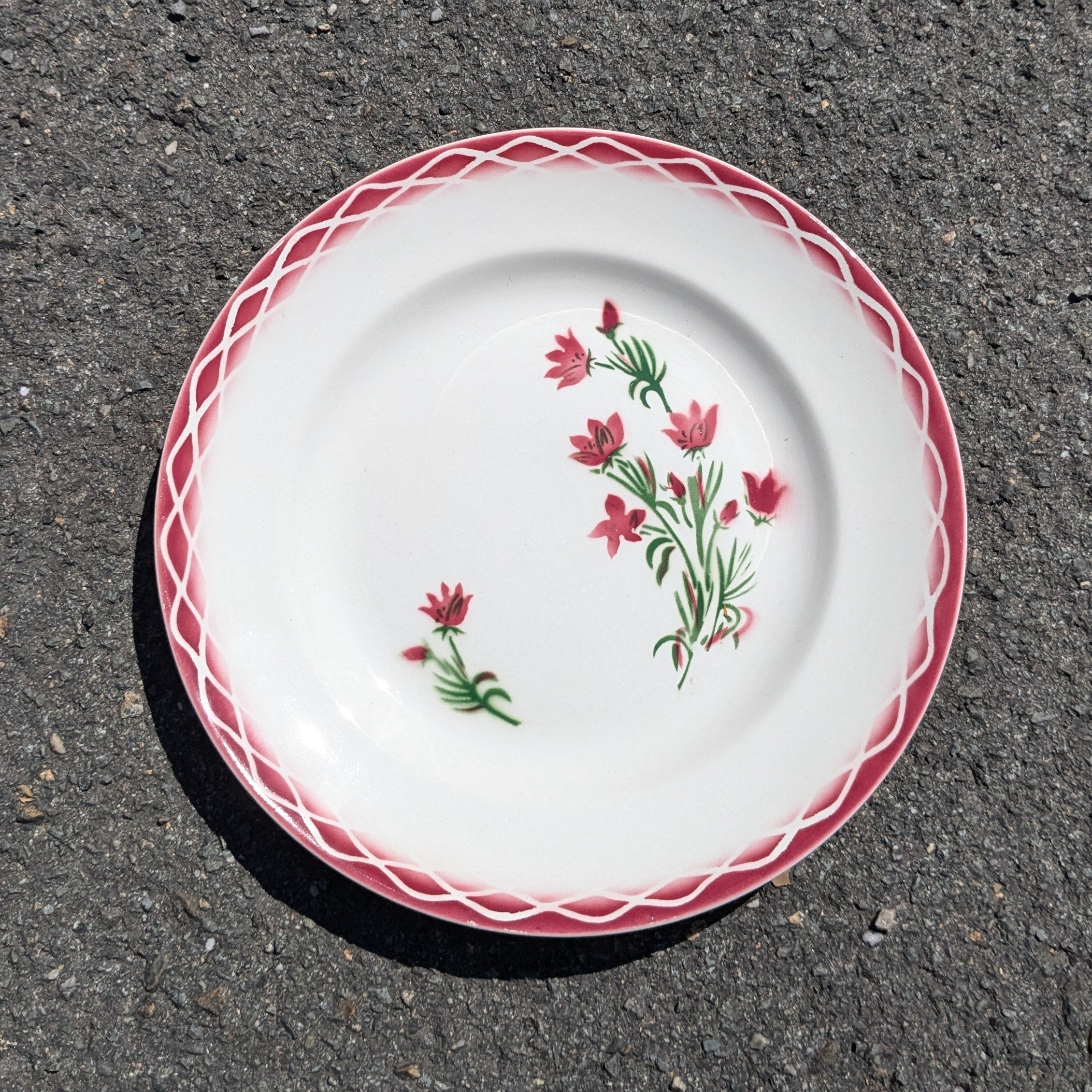 Grand plat Sarreguemines Digoin "Aude"