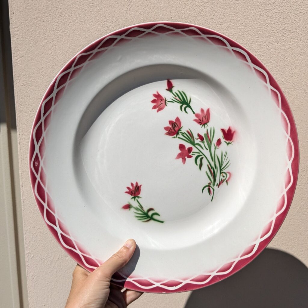 Grand plat Sarreguemines Digoin "Aude" – Image 3