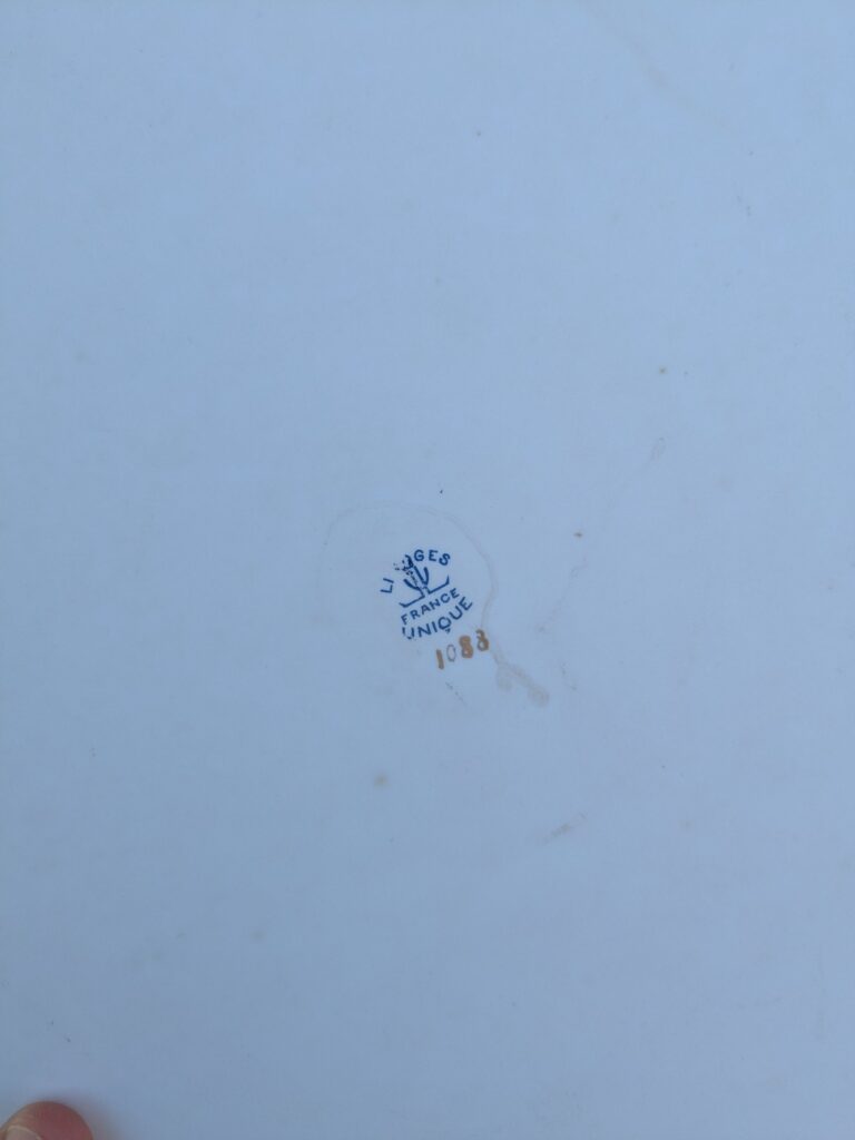 Grand plat à tarte Limoges – Image 3