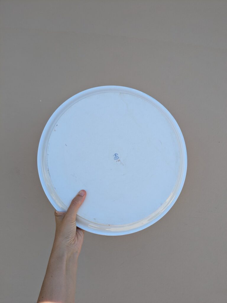 Grand plat à tarte Limoges – Image 4