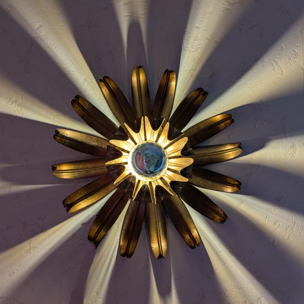 Applique dorée fleur – Image 2
