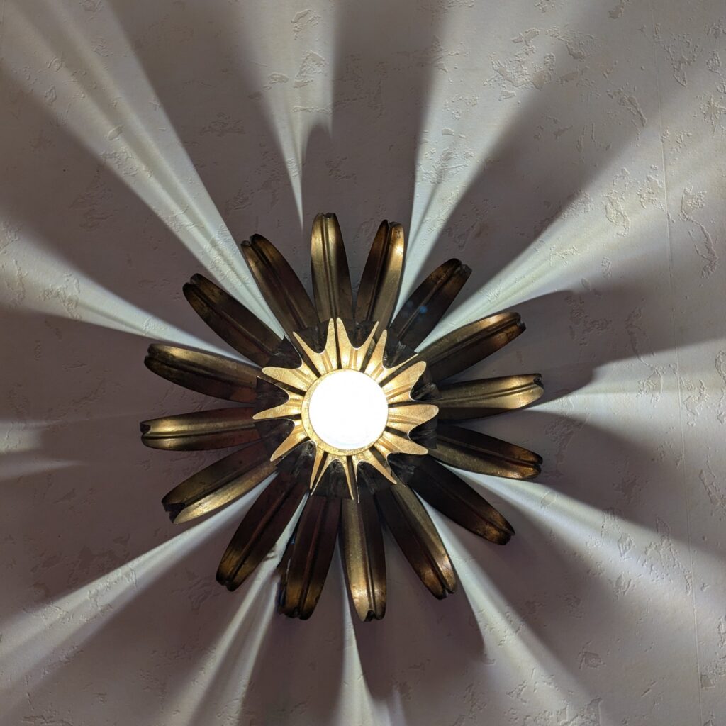 Applique dorée fleur – Image 3