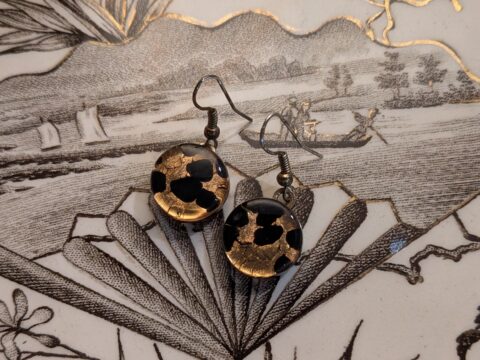 Paire de boucles d'oreilles Murano