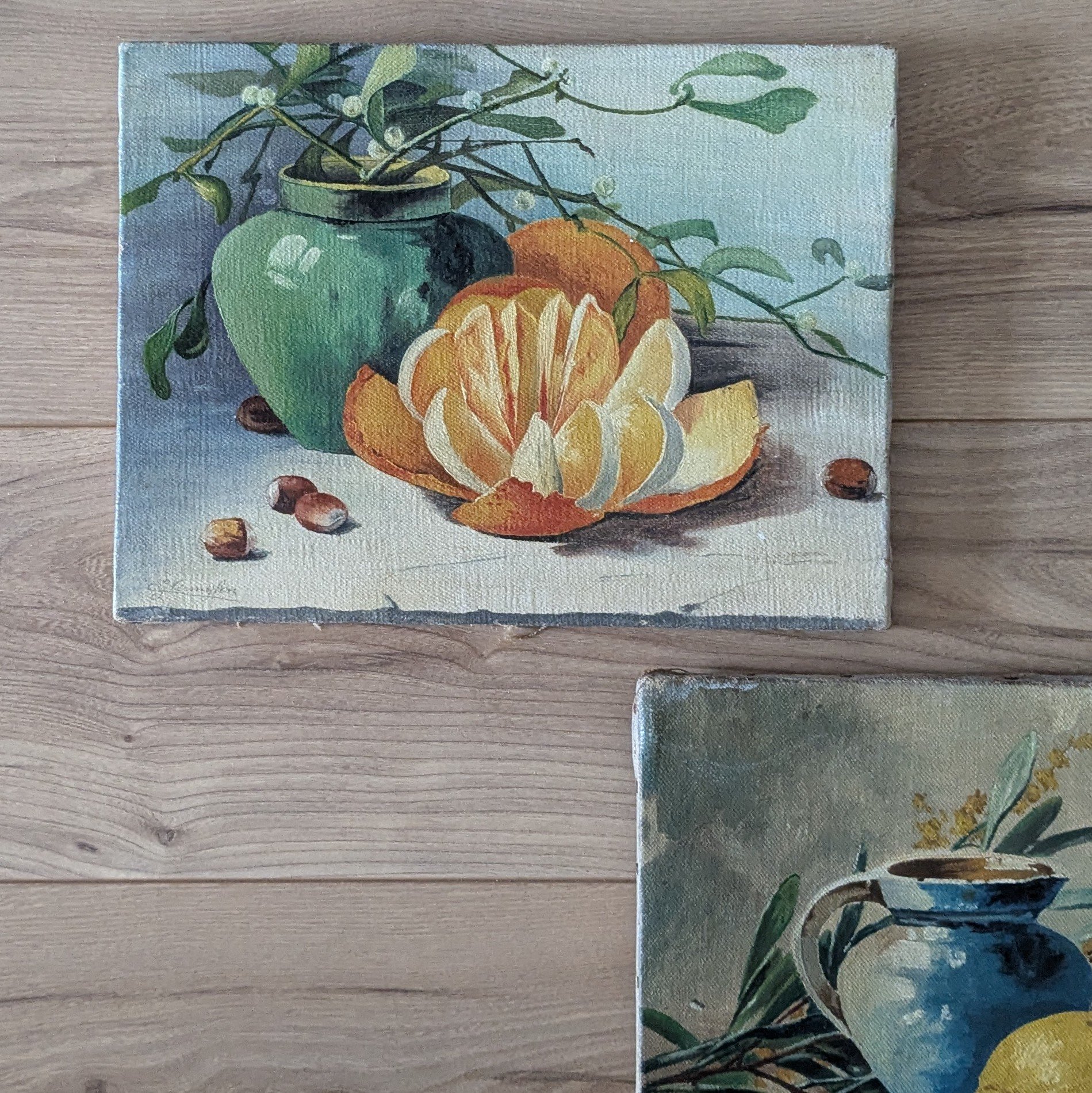 Paire de tableaux anciens – Image 5