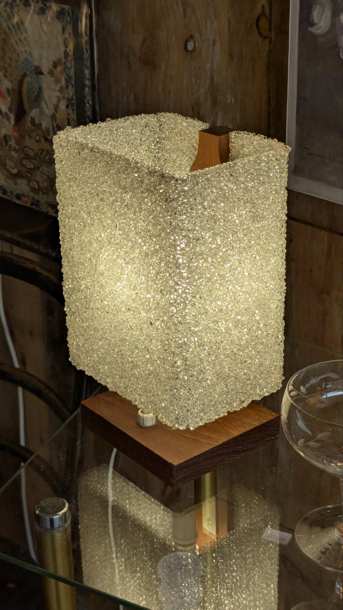 Lampe à poser en perspex