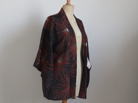 Haori vintage à fleur